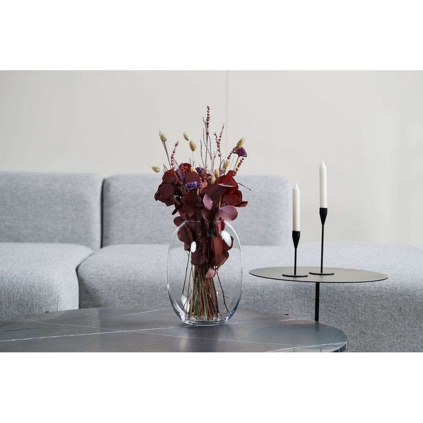 Mars Candle Holder H14 Black - Piet Hein