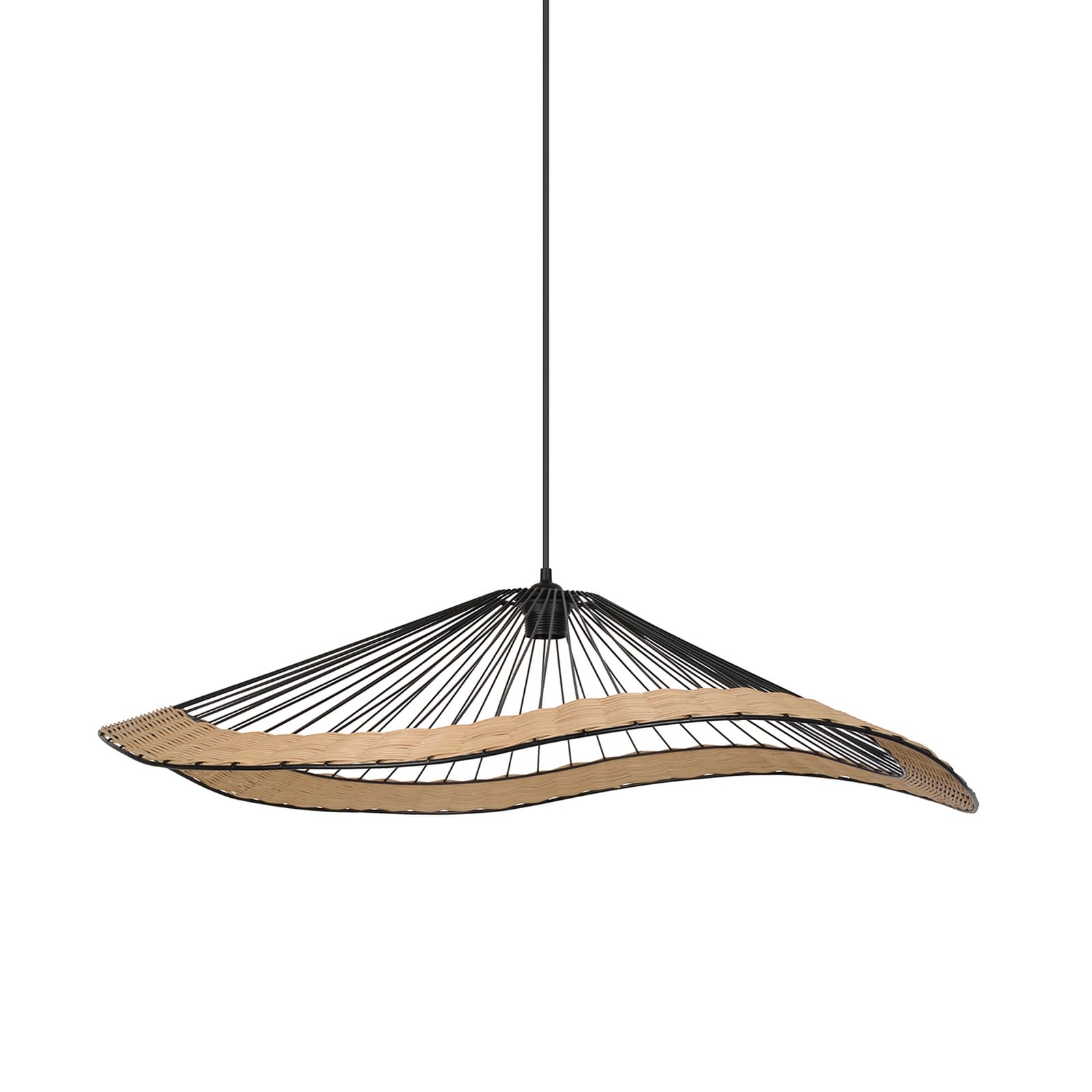 Mekong viseća lampa, crna, visina 18 cm - Corep SAS