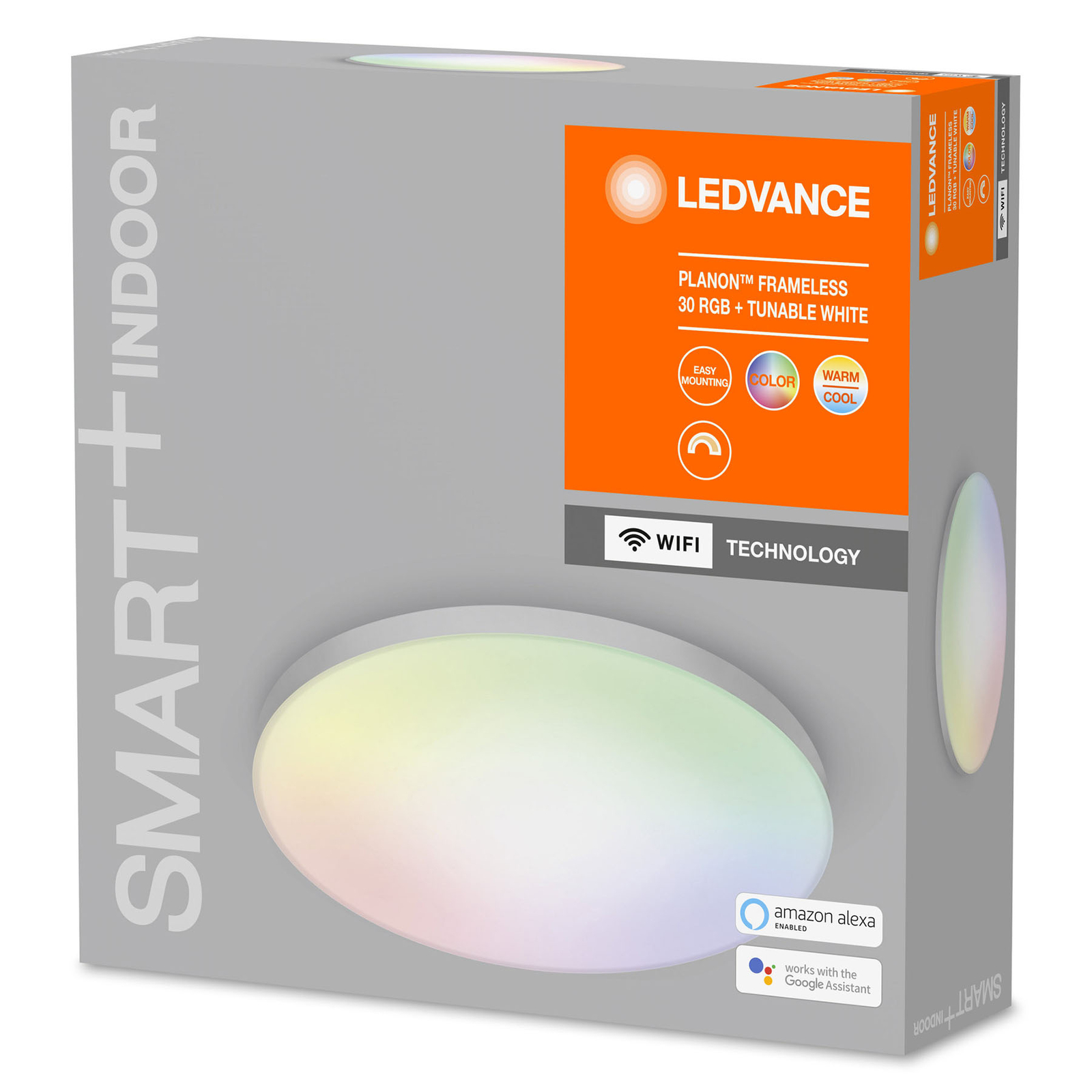 LEDVANCE SMART+ WiFi Planon Painel LED RGBW Ø30cm