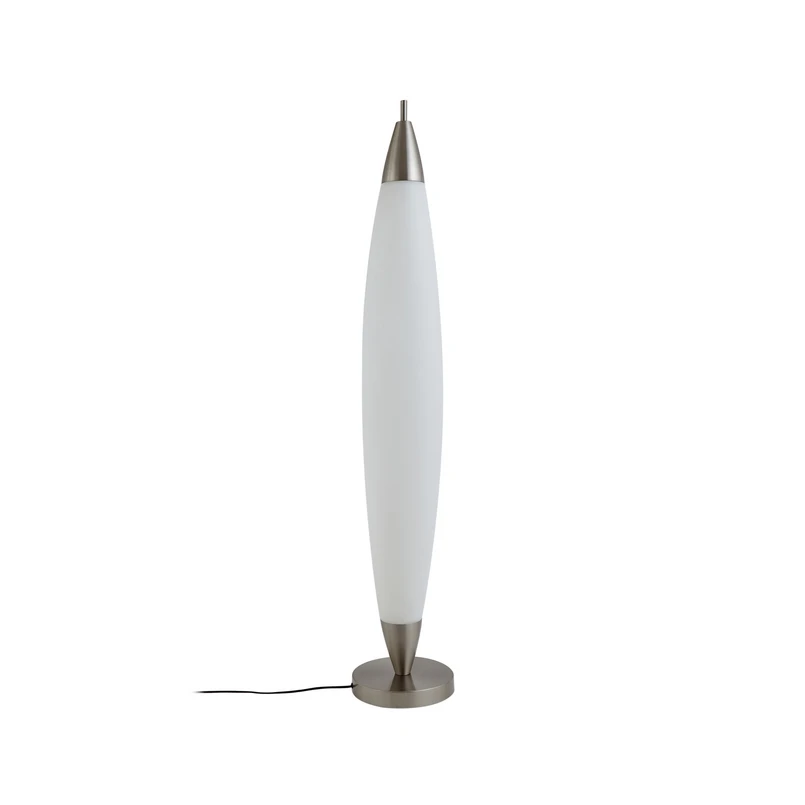 Lucande – Tarell LED Stehleuchte H146 Dim. Weiß/Nikkel