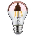 Paulmann half mirror LED bulb E27 6.5 W 827 copper