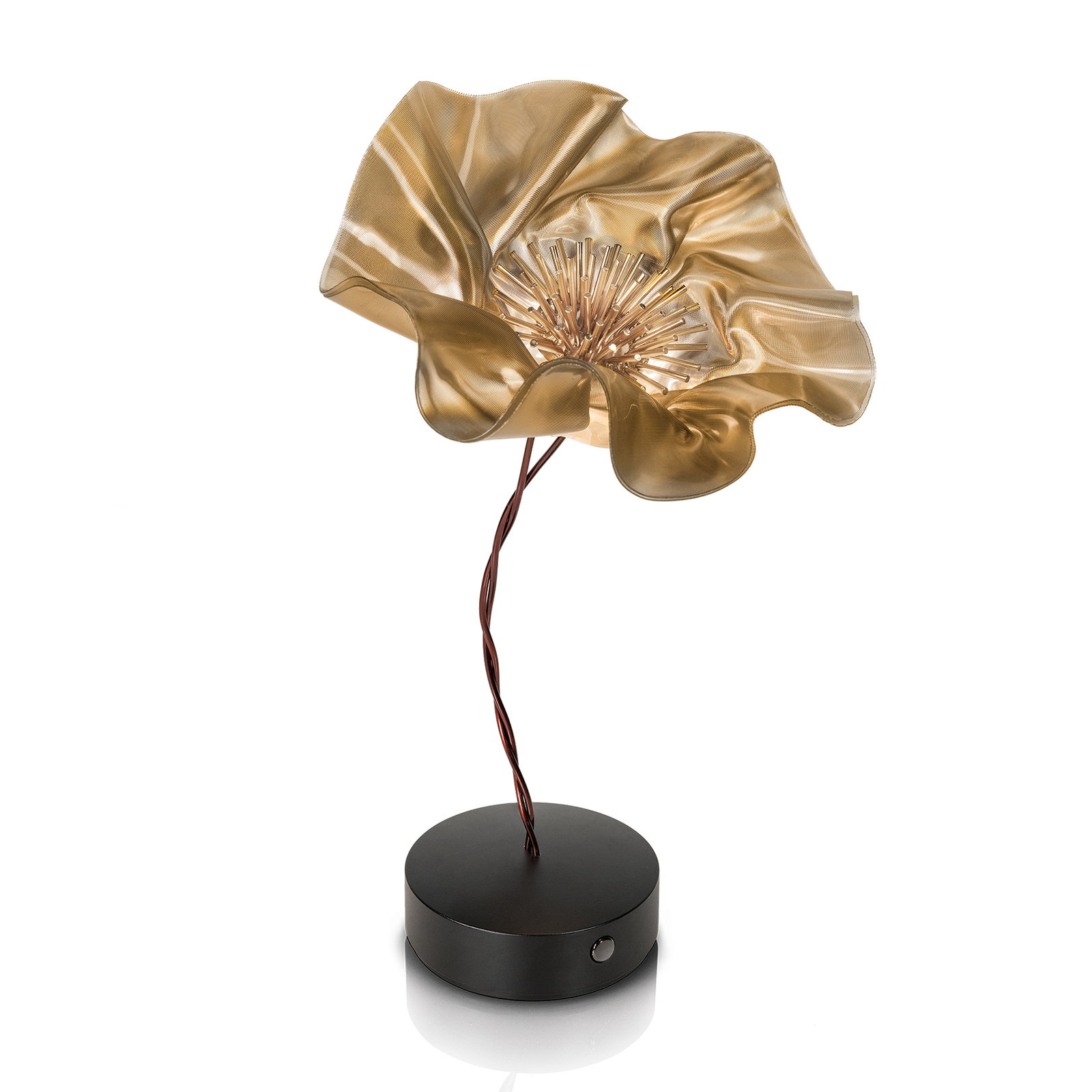 Lafleur Battery Lampe de Table Black/Golden - Slamp