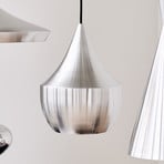 Tom Dixon LED-Hängelampe Beat Tall Unbeaten, aluminiumfarben
