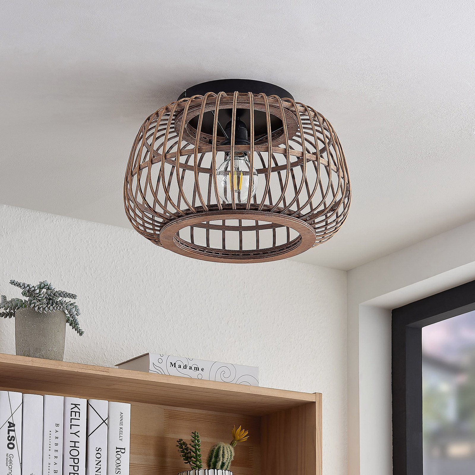 Bominio Plafonnier Ø40 Wood - Lindby