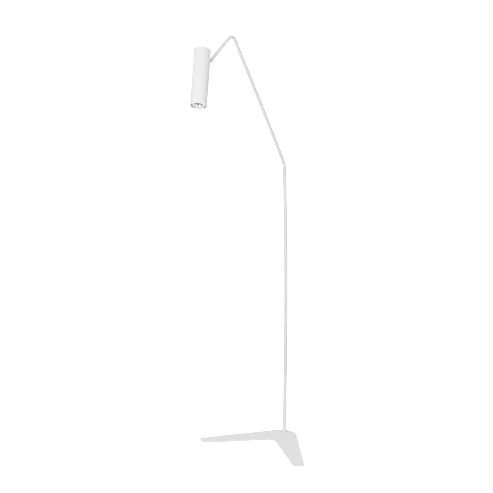 Lampadaire Eye Super avec tête mobile, blanc
