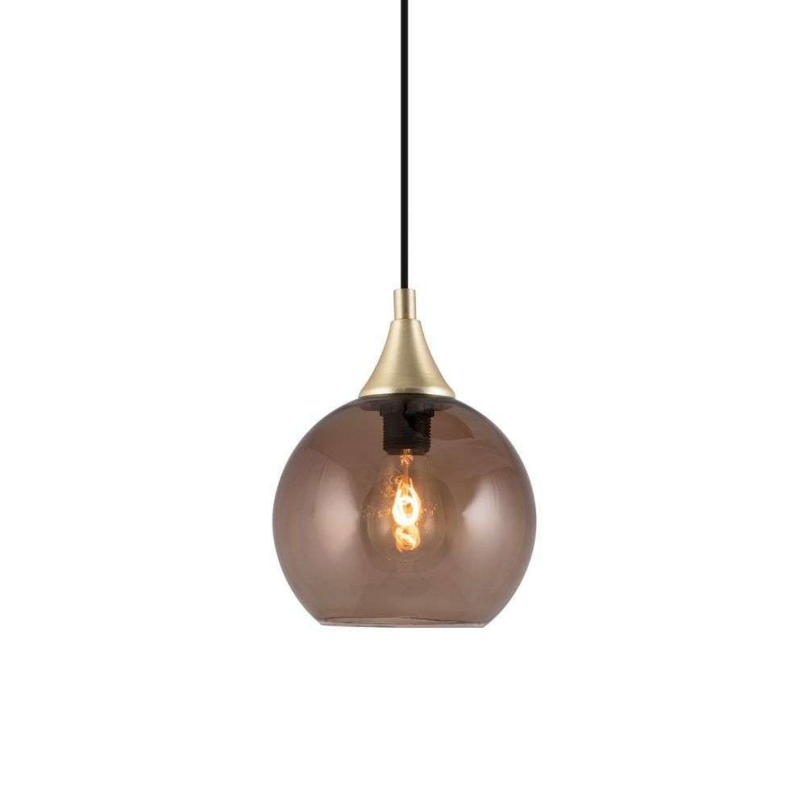 Bowl Mini Candeeiro Suspenso Brown - Globen Lighting