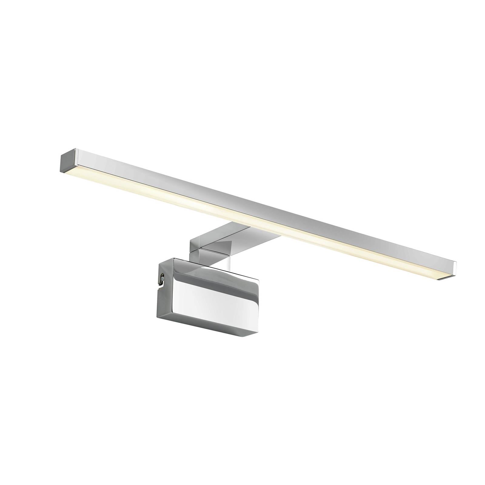 LED-Bad-Wandlampe Marlee, Metall, Chromfinish, 50 cm, 3.000K