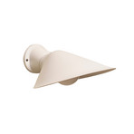 Applique per il bagno Plume, alluminio/porcellana, bianca, IP44 - DCW
