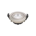 Εντοιχιζόμενο σποτ οροφής LED Diled, Ø 8,5 cm, 6 W, 3.000 K, ατσάλι