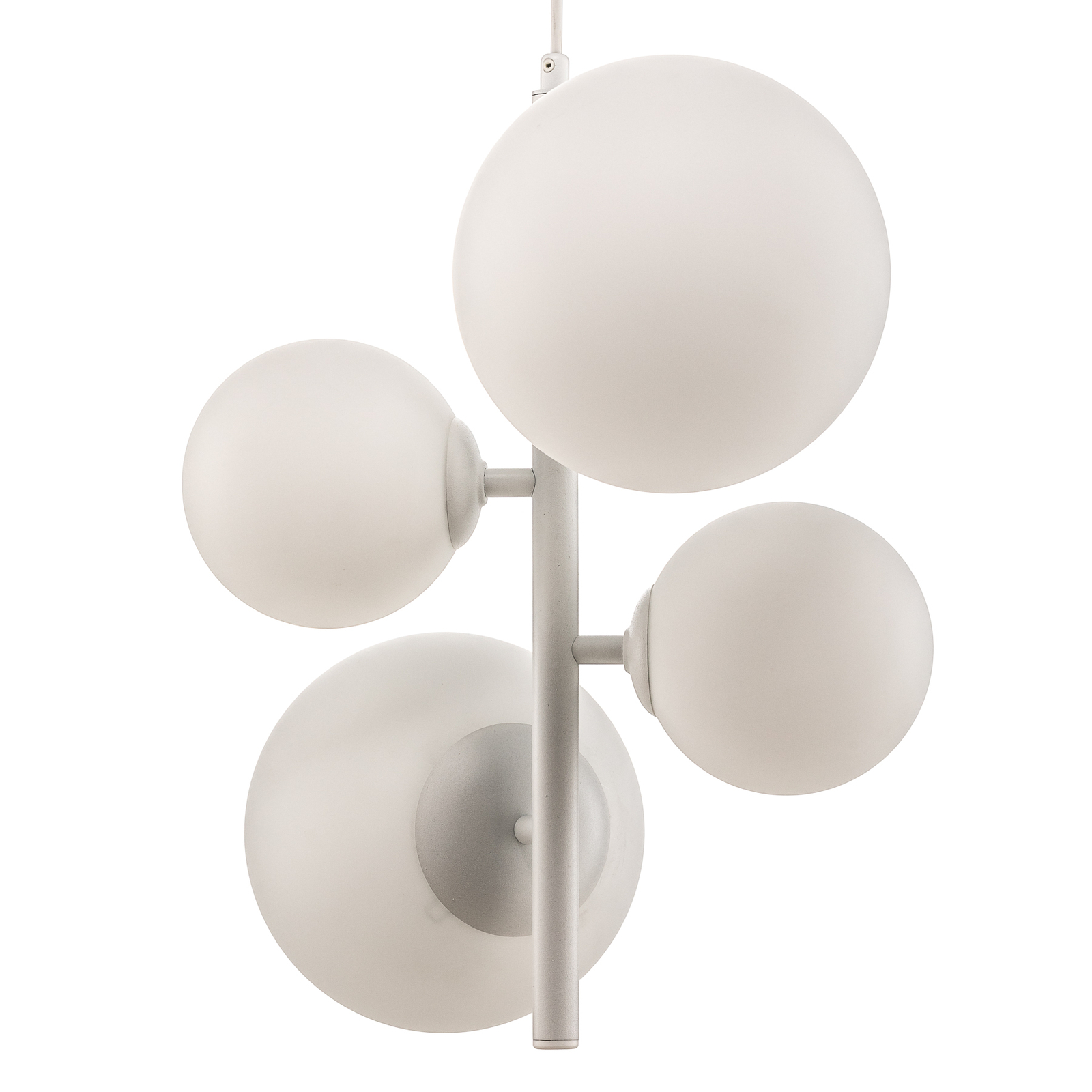 Hanglamp Bloom, 4-lamps, wit