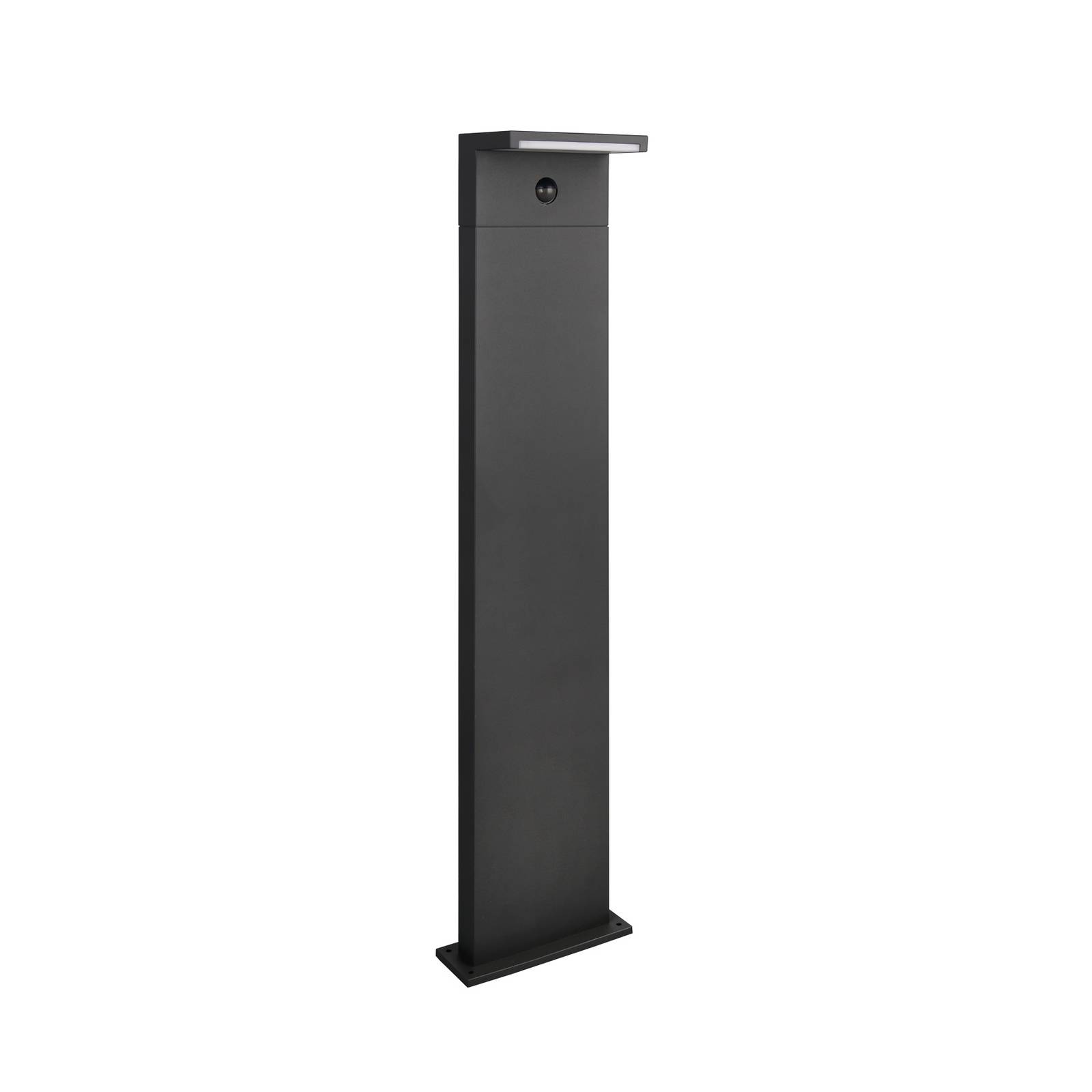 LED-Wegelampe Ravi, anthrazit, Höhe 100 cm, Sensor, IP54