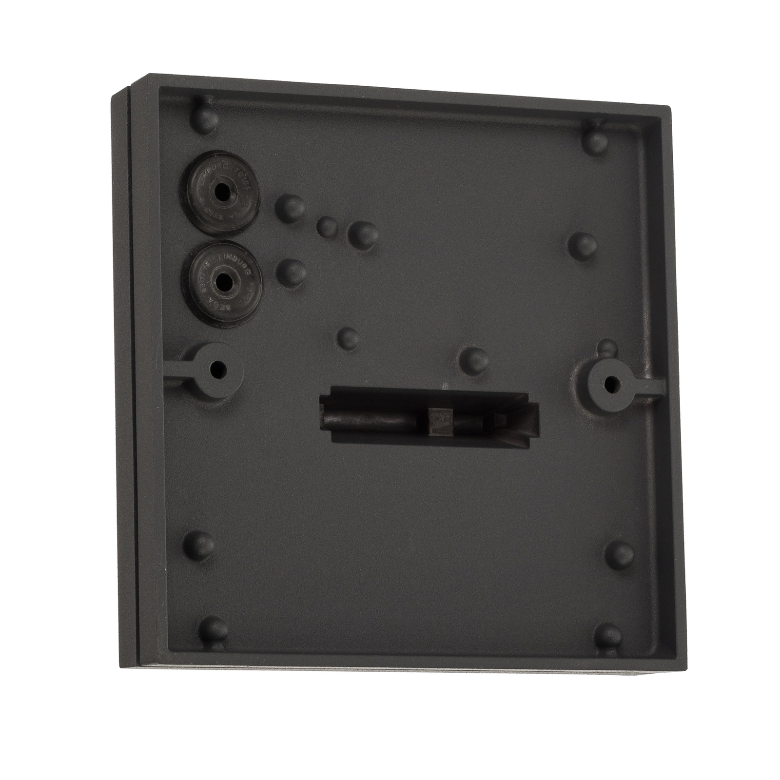 BEGA LED outdoor wall light 22292 K3 on/off, graphite, cast aluminium