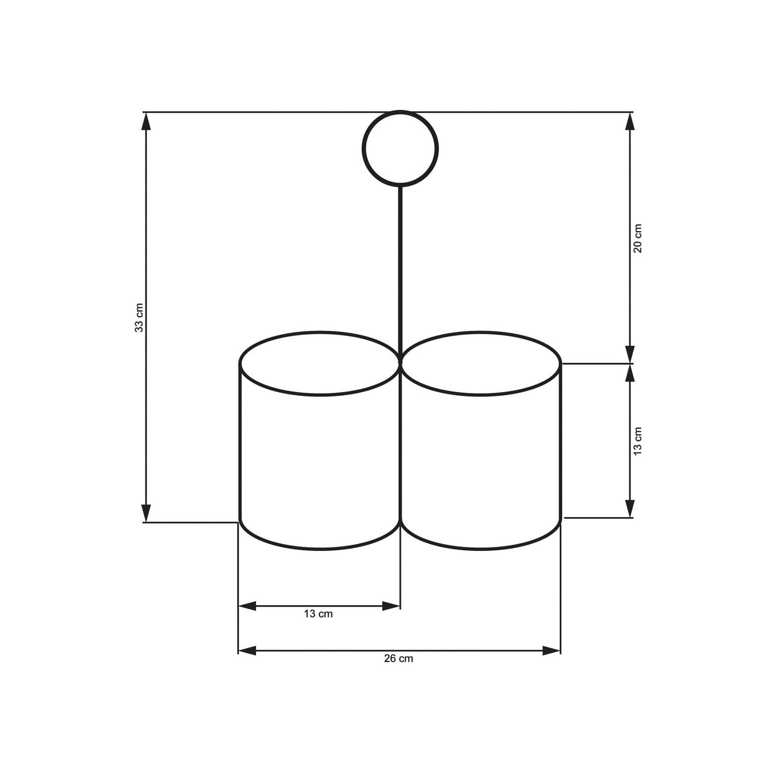 Cesto HDOrgi, giacinto d'acqua, 26 x 13 x 33 cm - House Doctor