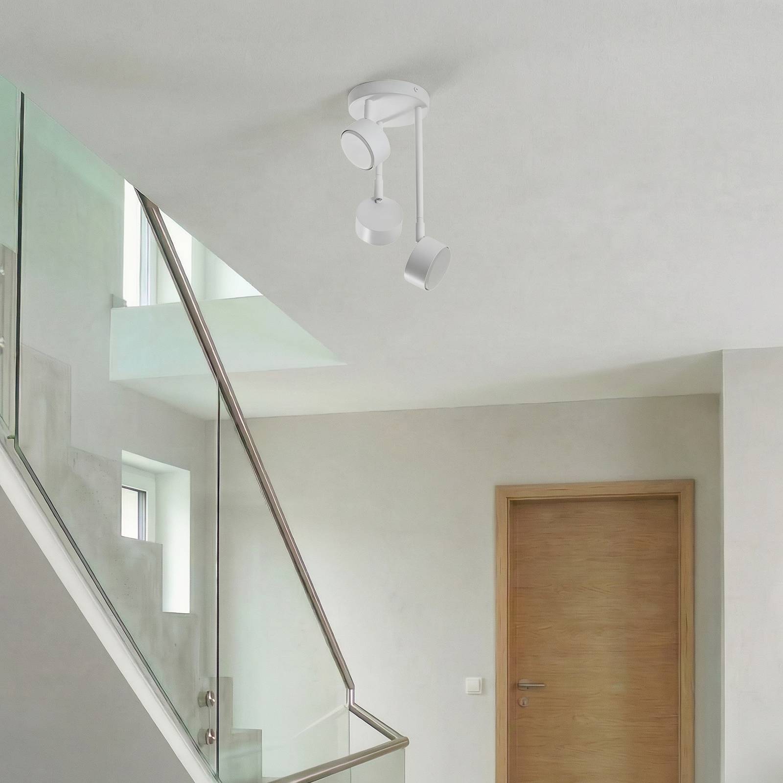  Sigma Sigma Nemo Ceiling Spotlight, 3-bulb, White, Adjustable, Gx53 