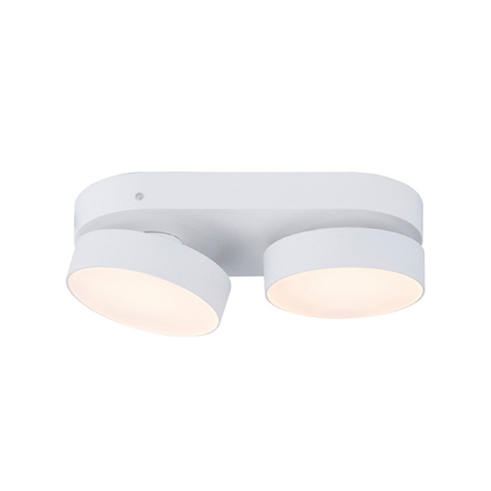 Stanos LED ceiling spotlight, CCT, 2-bulb, white