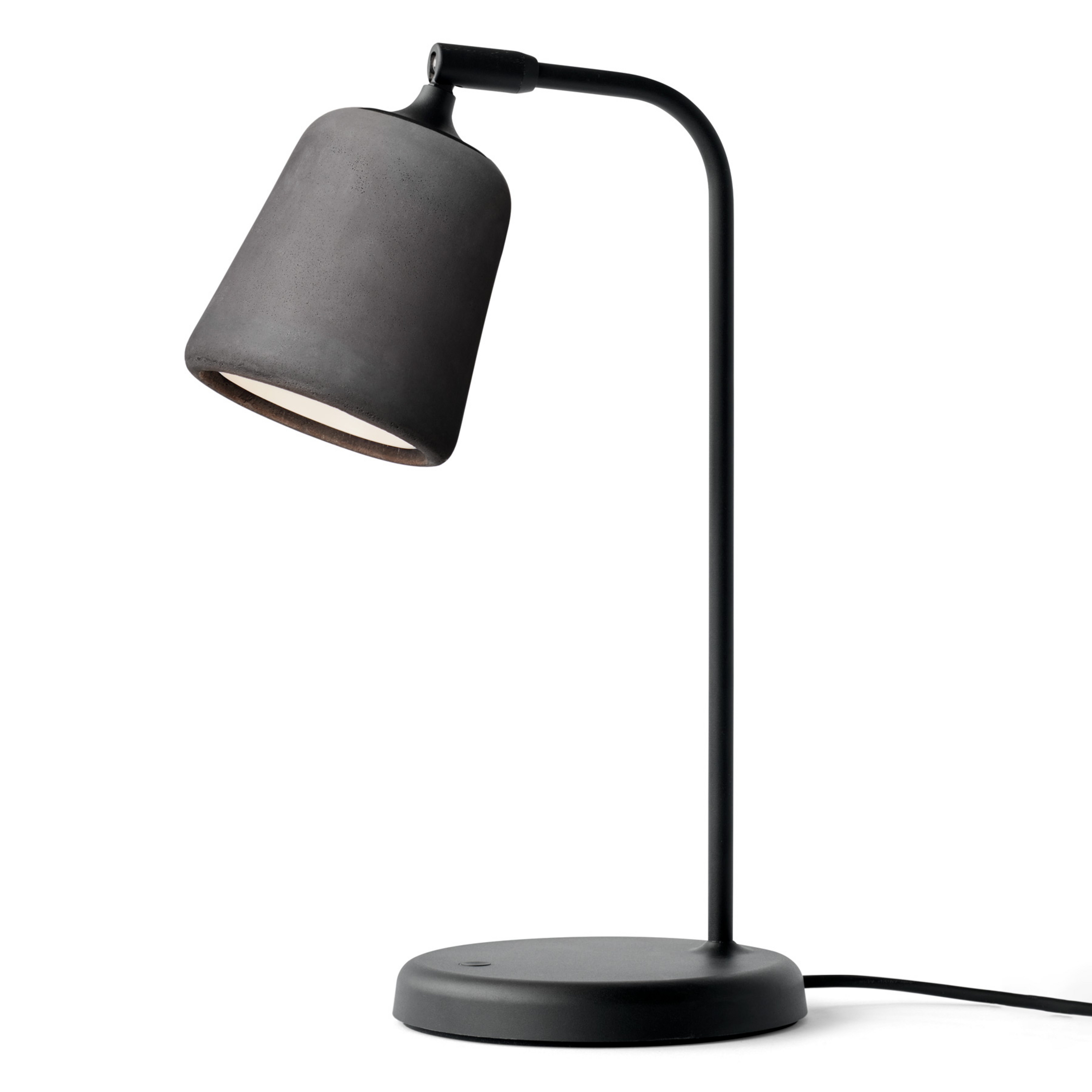 Material Table Lamp Dark Grey Concrete - New Works
