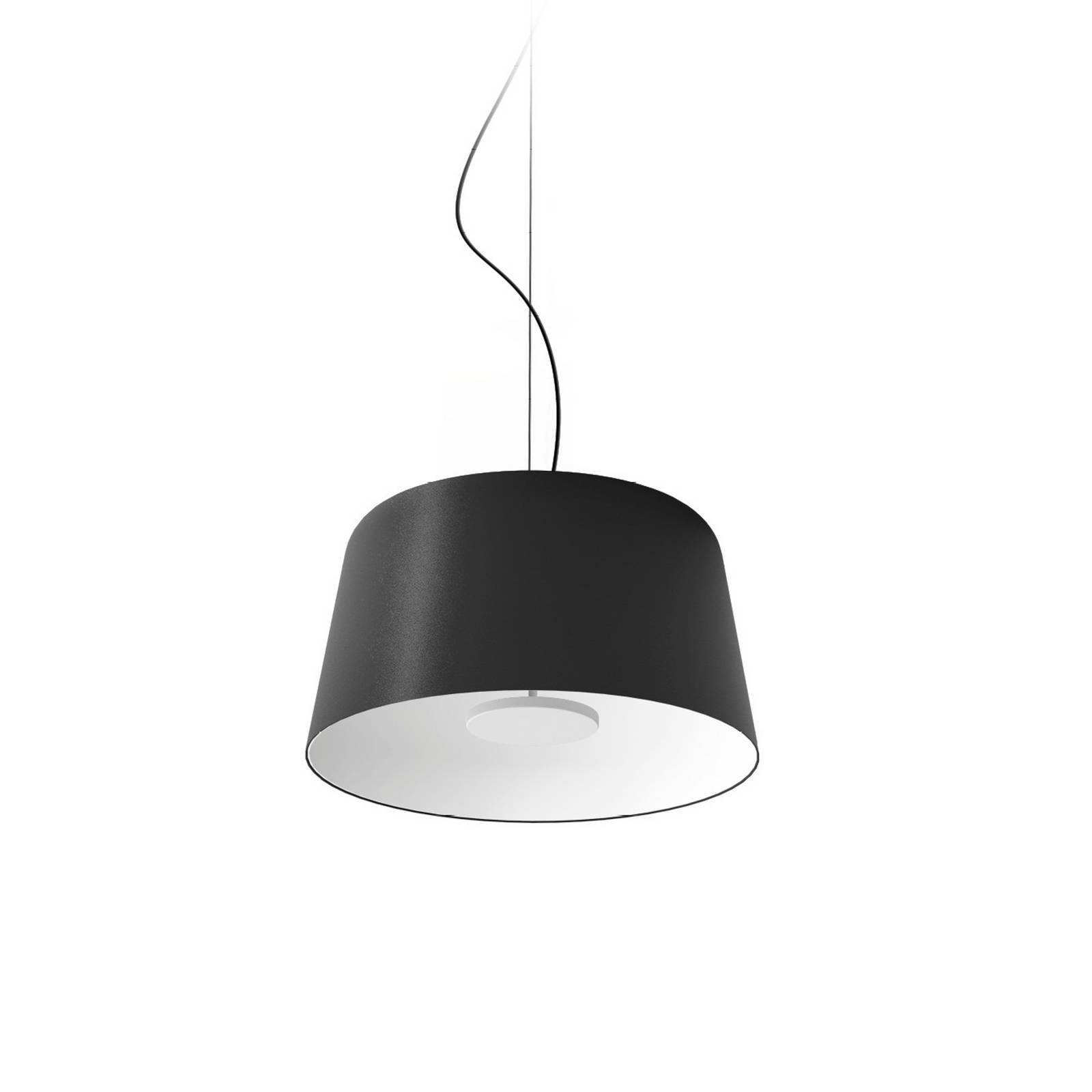 LED-Hängeleuchte Delfi_P, schwarz, Ø 45 cm, Metall