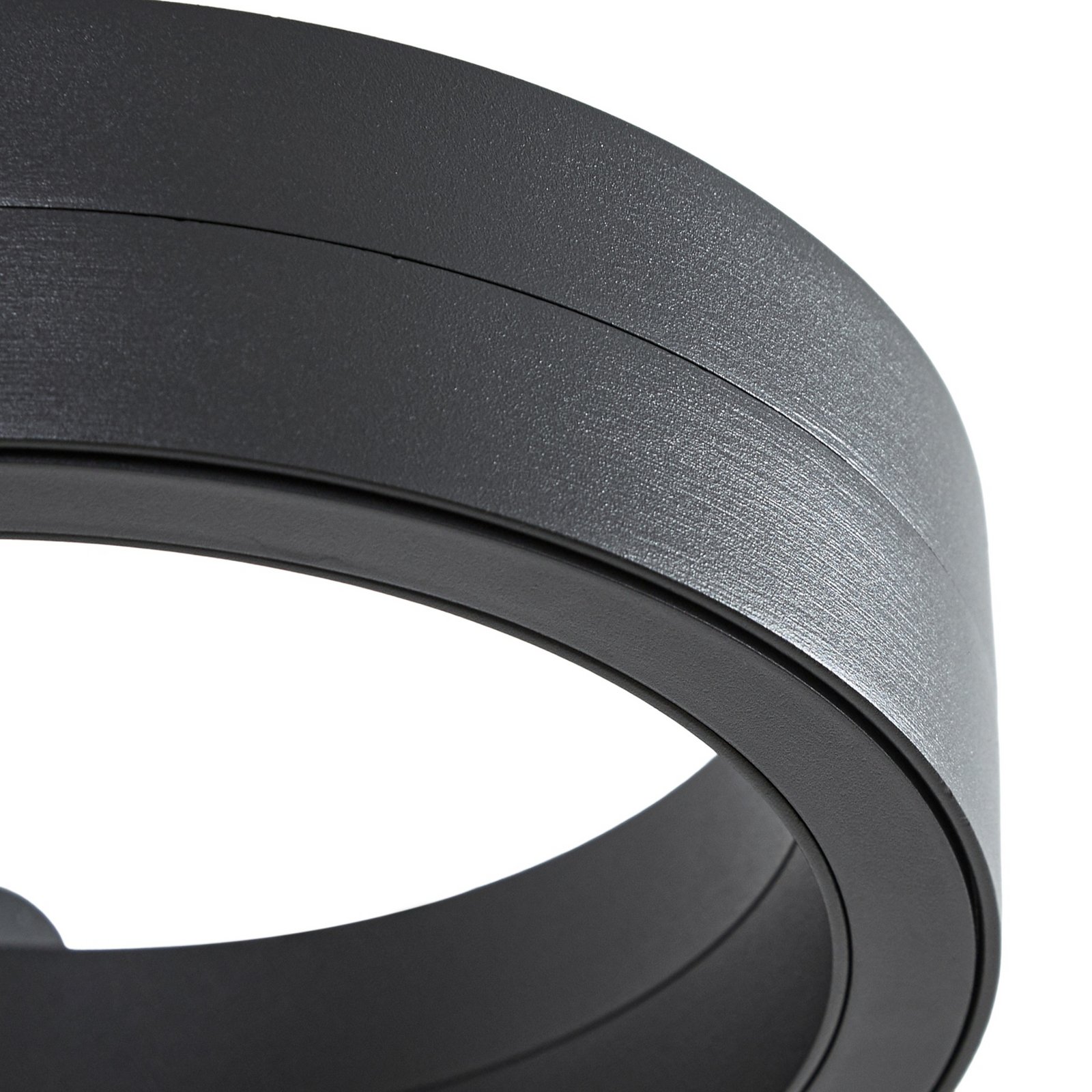 Lindby Selviro LED outdoor wall light, anthracite, Ø 20 cm, IP65