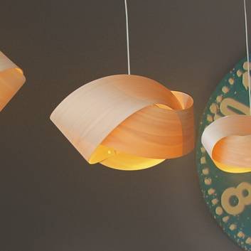 LZF Nut hanglamp in natuurlijk houtdesign