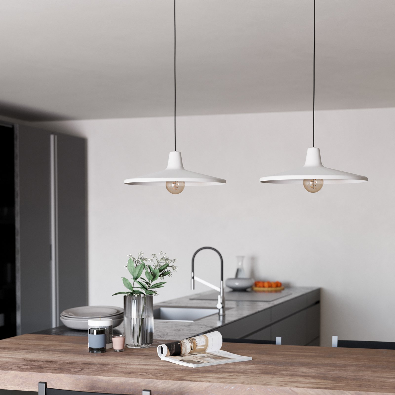 Miniere pendant light, 2-bulb
