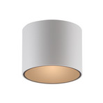 PURE LED лампа за баня Point, бяла, Ø 18 cm, метал, IP44