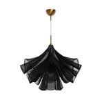 Lampada a sospensione Juliette, nera, tulle, metallo, 75 cm, E27 - By Rydéns