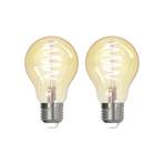 LUUMR Smart ampoule LED set de 2 E27 A60 4,9W amber Tuya
