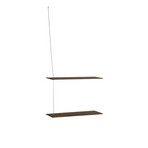 Étagère Stedge, longueur 60 cm, marron, chêne - Woud