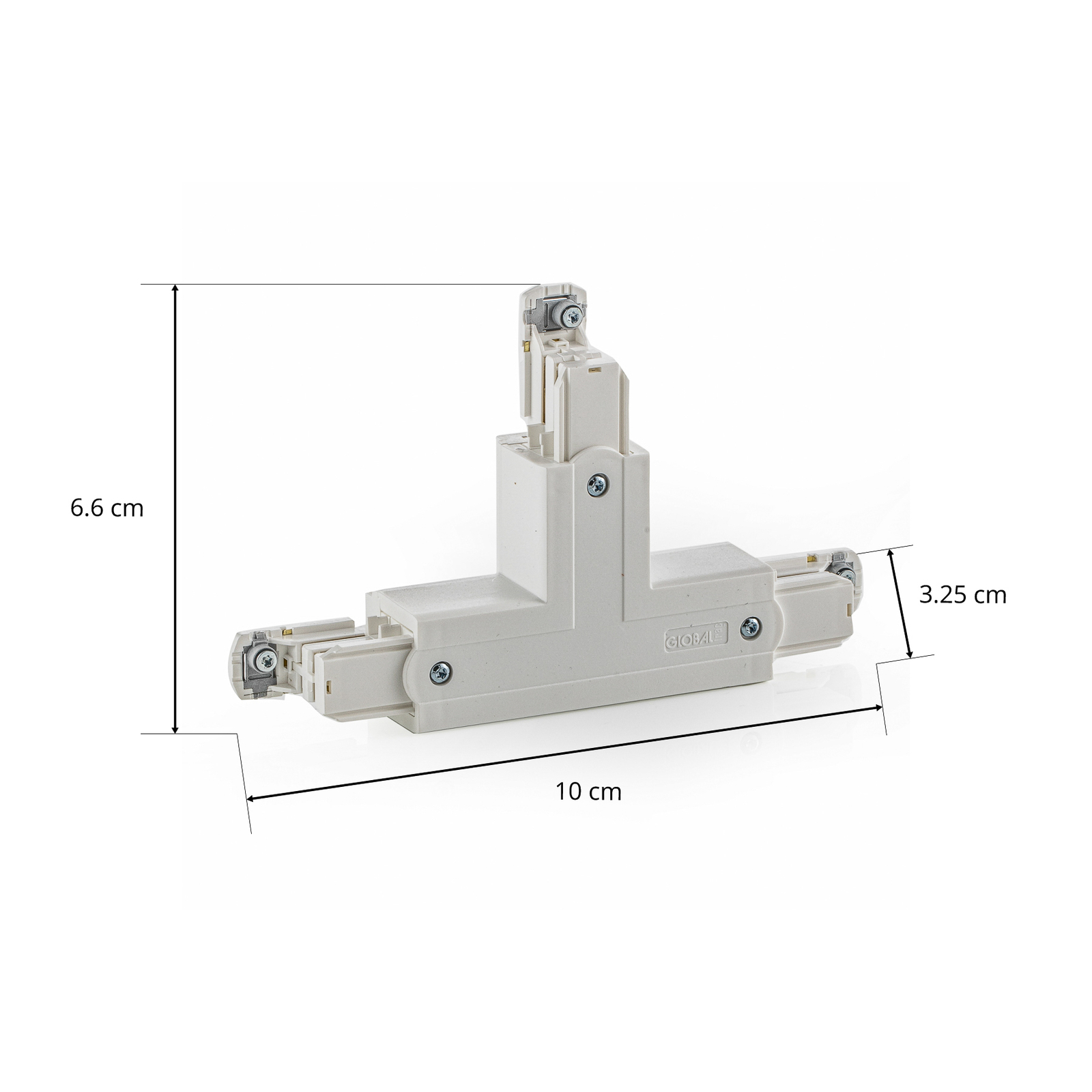 Conector T Noa conductor protec ext stânga, alb