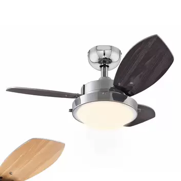 Westinghouse Widespan Deckenventilator, schwarz | Lampenwelt.de