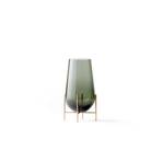 Echasse Vaza Medium Smoke/Brushed Brass - Audo Copenhagen