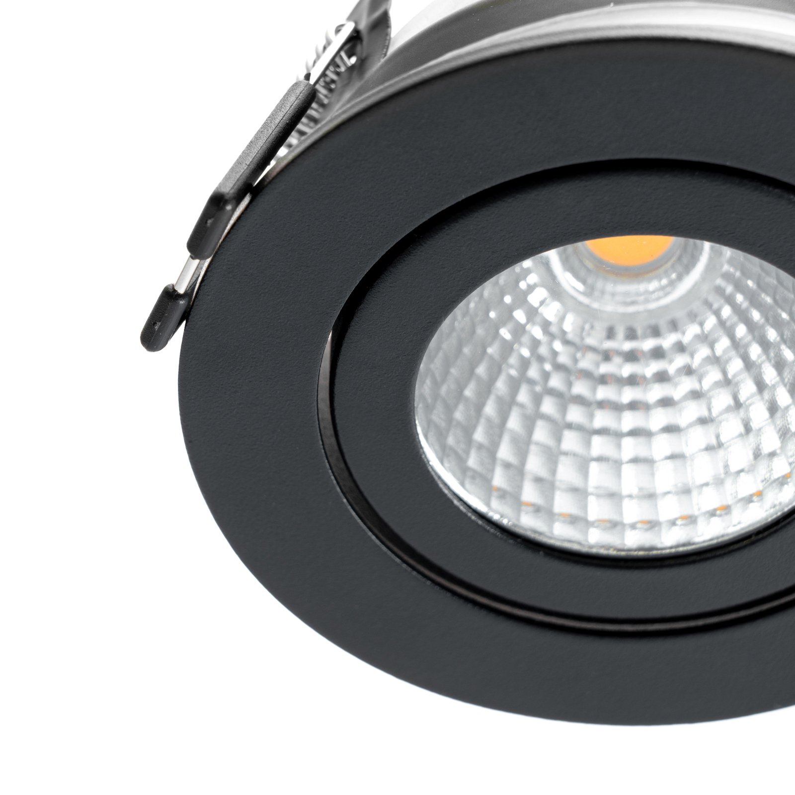 Arcchio LED-downlight Jyra, svart, 3 000K