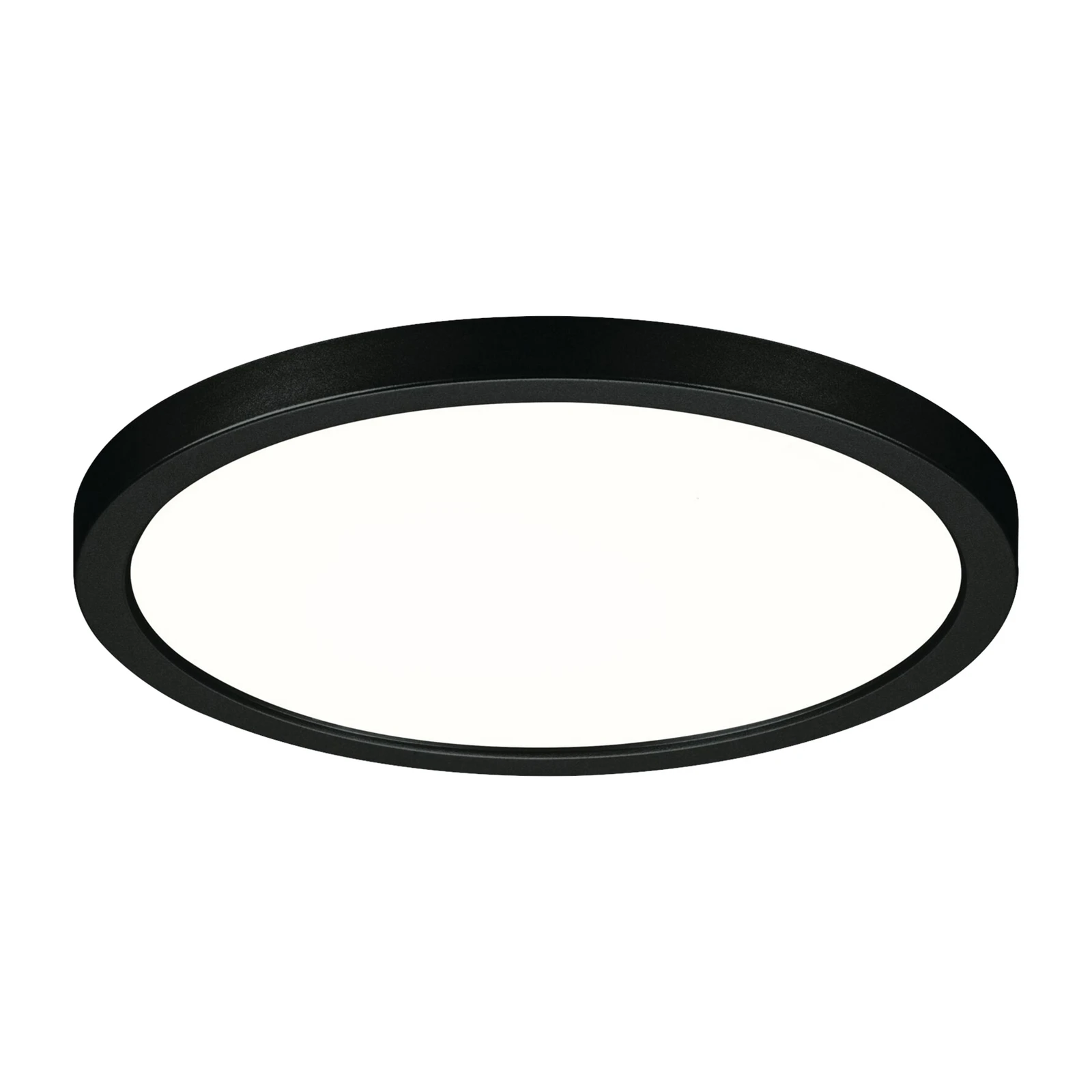 Paulmann Areo LED πάνελ στρογγυλό μαύρο 4000K Ø17.5cm