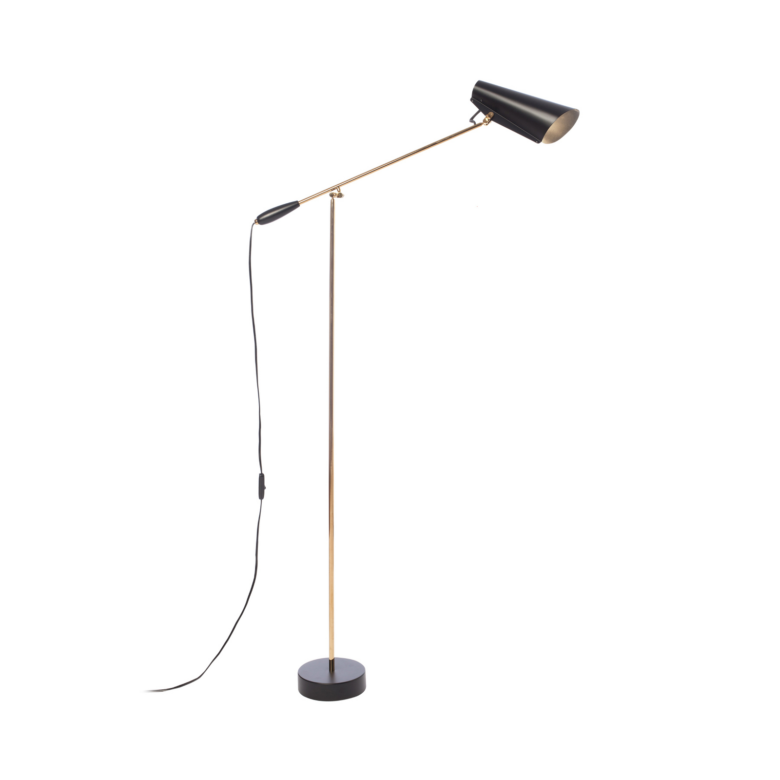 Northern Birdy φωτιστικό δαπέδου σε μαύρο/ορείχαλκο