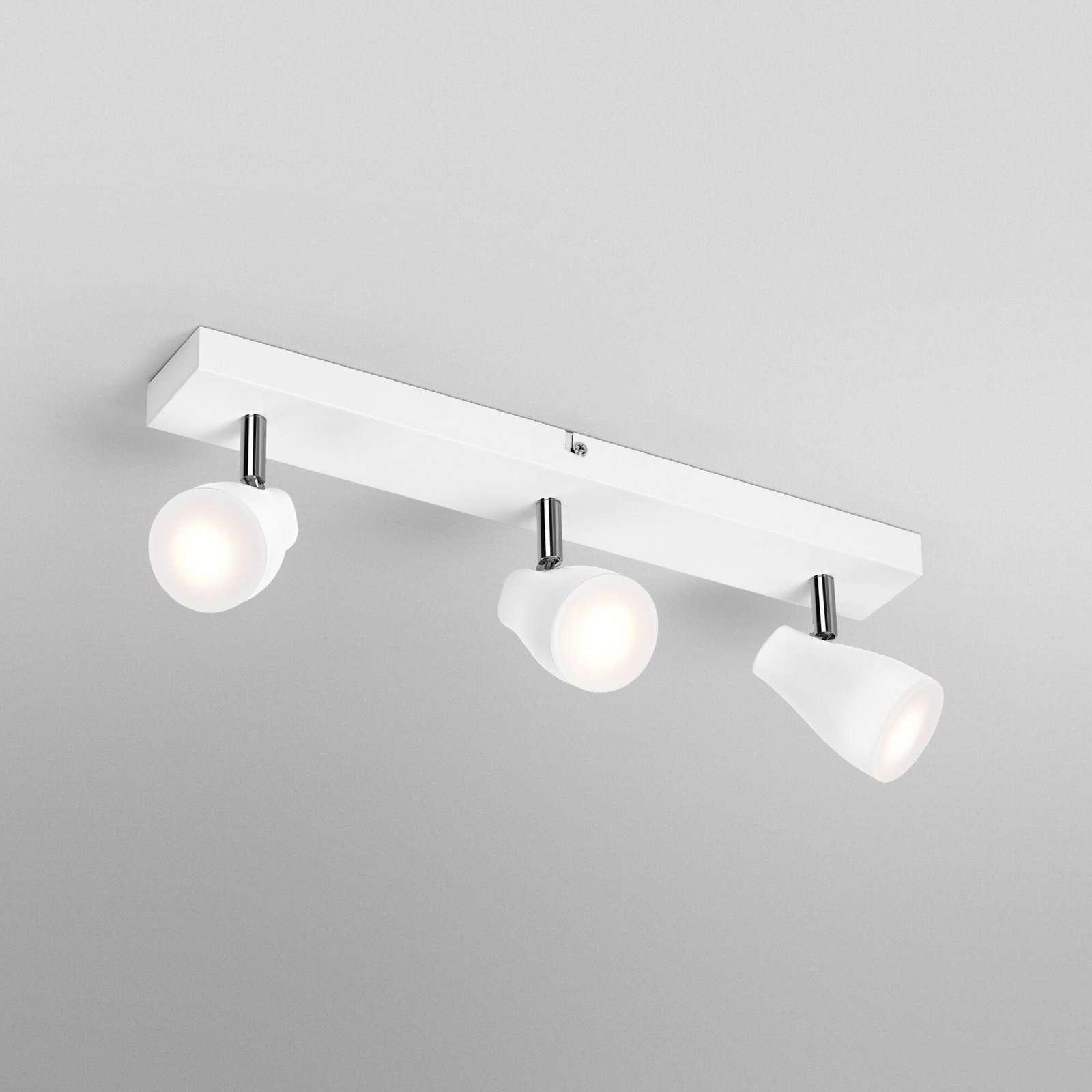 Spot de tavan OSRAM PEAR, alb, 3 becuri, GU10-LED 2.700 K