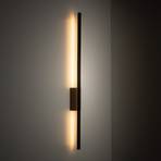 LED-seinävalaisin Flash, epäsuora, musta/pähkinä, 1-valo, 1-valo
