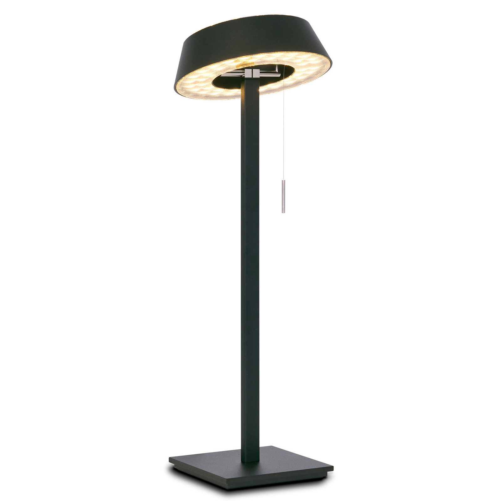 OLIGO Glance stolná LED lampa, čierna matná