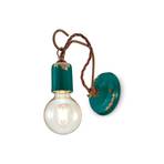 Vintage-style wall light C665, green