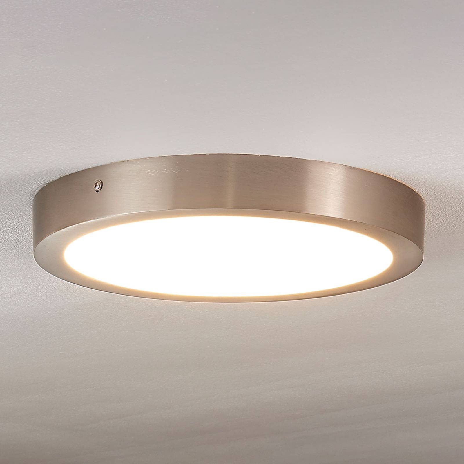 Lindby LED-plafondlamp - Plafond rond - Keuken - Modern - wit / opaal - plexiglas, aluminium