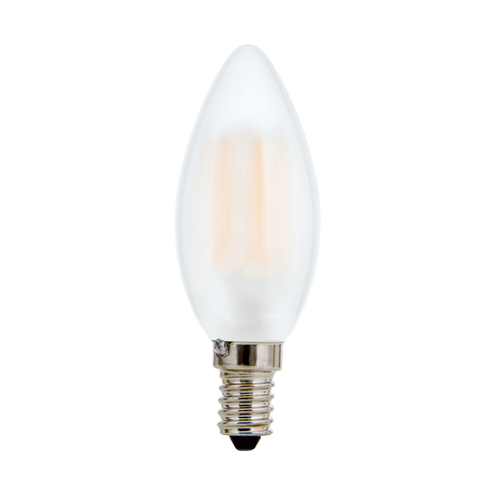 LED-kronljuslampa E14 5W matt 827 dimbar