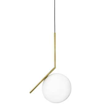 IC S2 Lampa Wisząca w Kolorze Mosiądzu - Flos