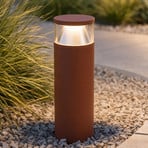 Lucande LED-teevalgusti Cylo, terrakotta, kõrgus 50 cm, IP65