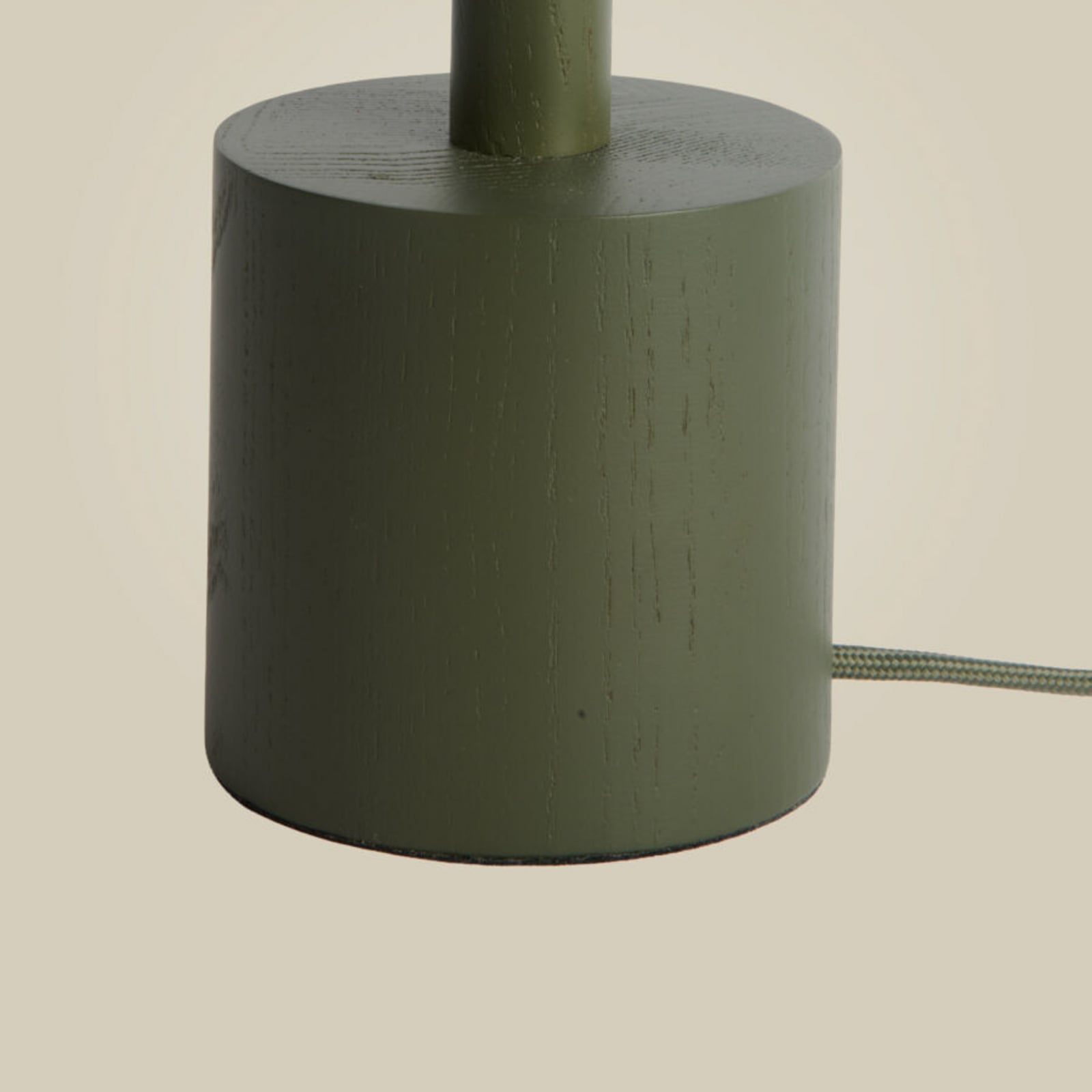 GOOD & MOJO lampada LED da tavolo Okinawa, verde, 35 cm, legno