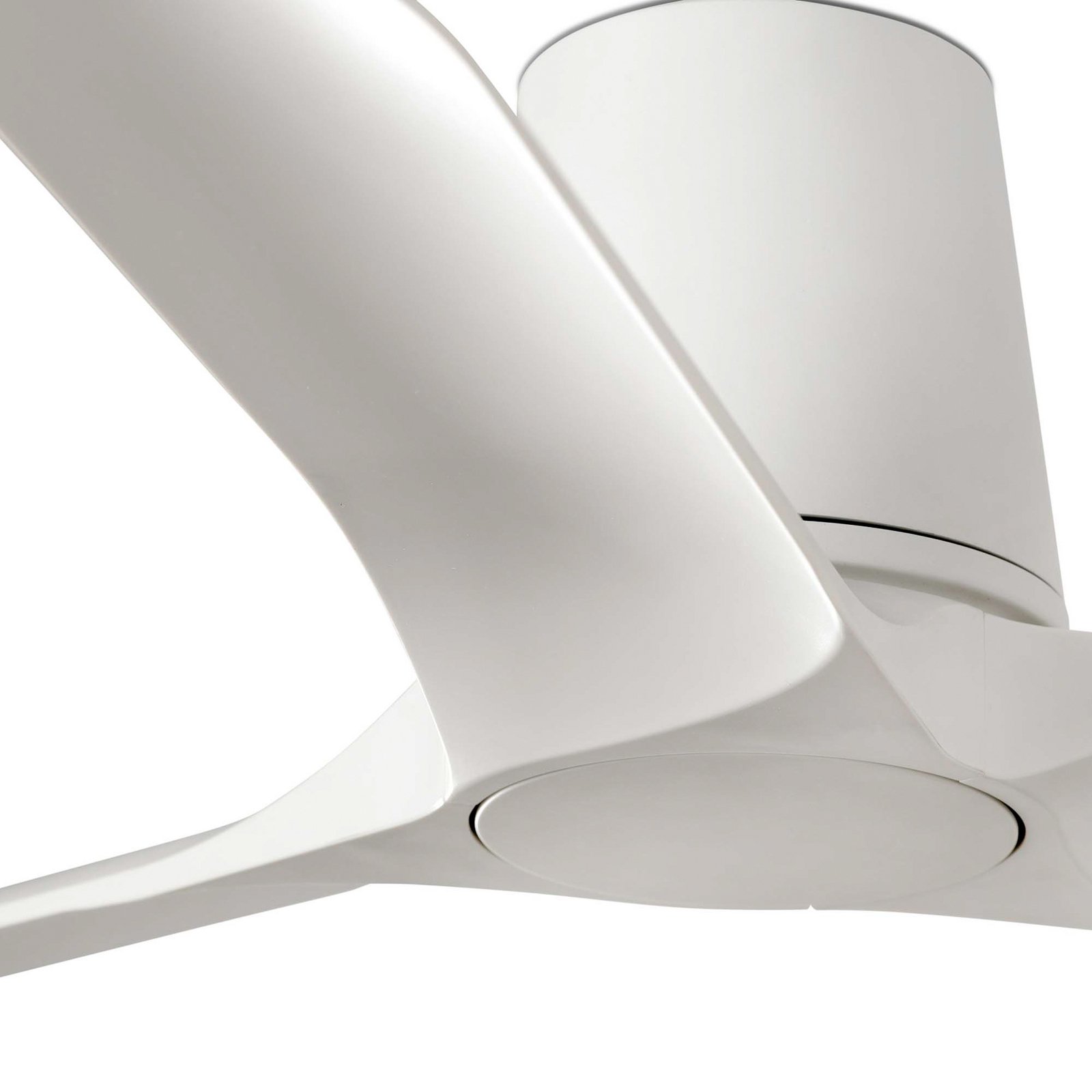 Mennyezeti ventilátor Hey S, fehér, DC motor, csendes, Ø 90 cm