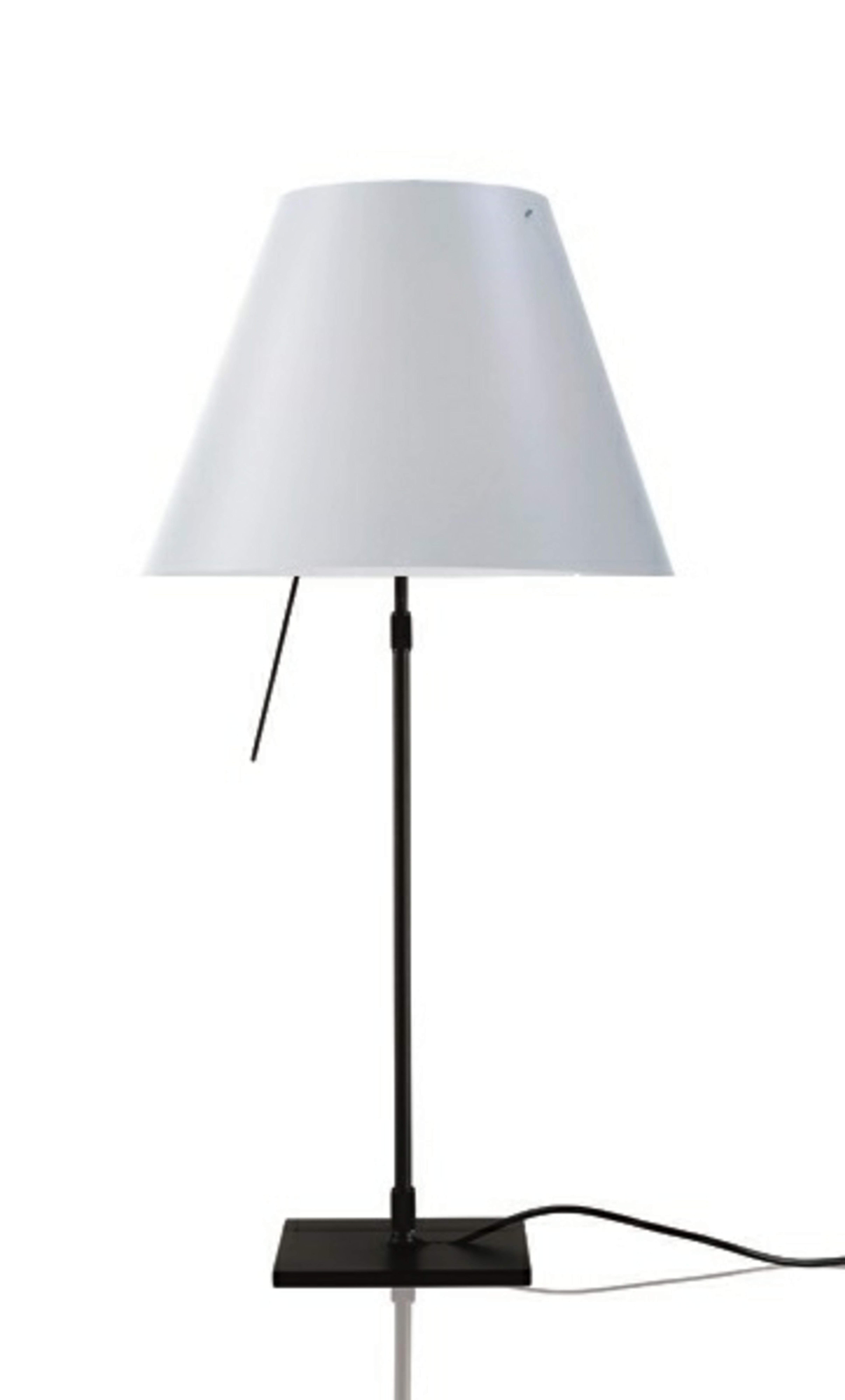 Costanza Tischleuchte m/Dimmer Schwarz/White - Luceplan