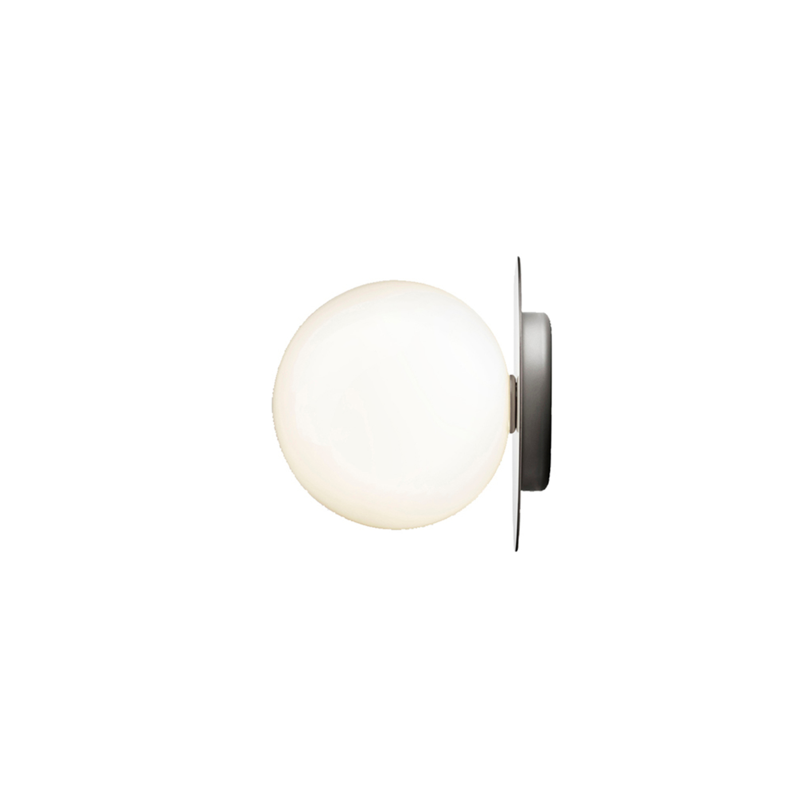 Liila 1 Nástenné Svietidlo/Stropné Lampa IP44 Large Light Silver/Opal White - Nu