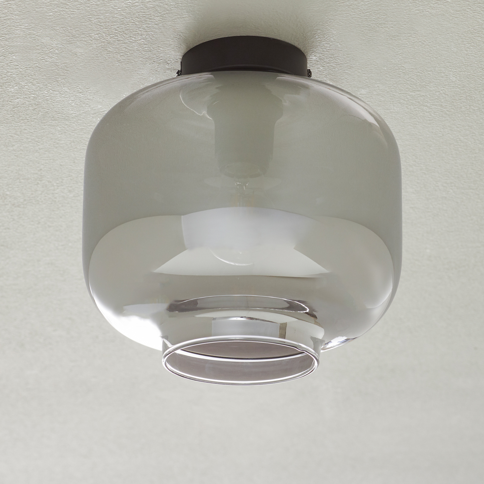 Glas-plafondlamp Vaso