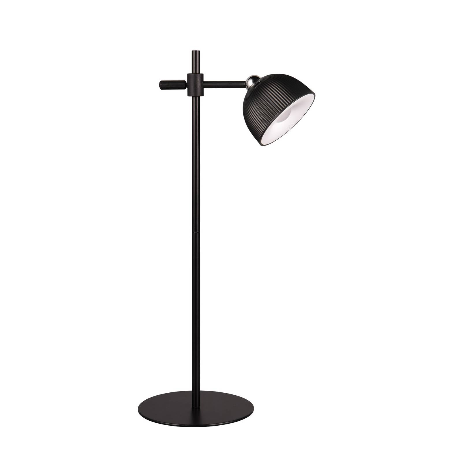 LED Akku Tischleuchte MAXIMA 3 in 1 per USB aufladbar Schwarz max Höhe 41cm