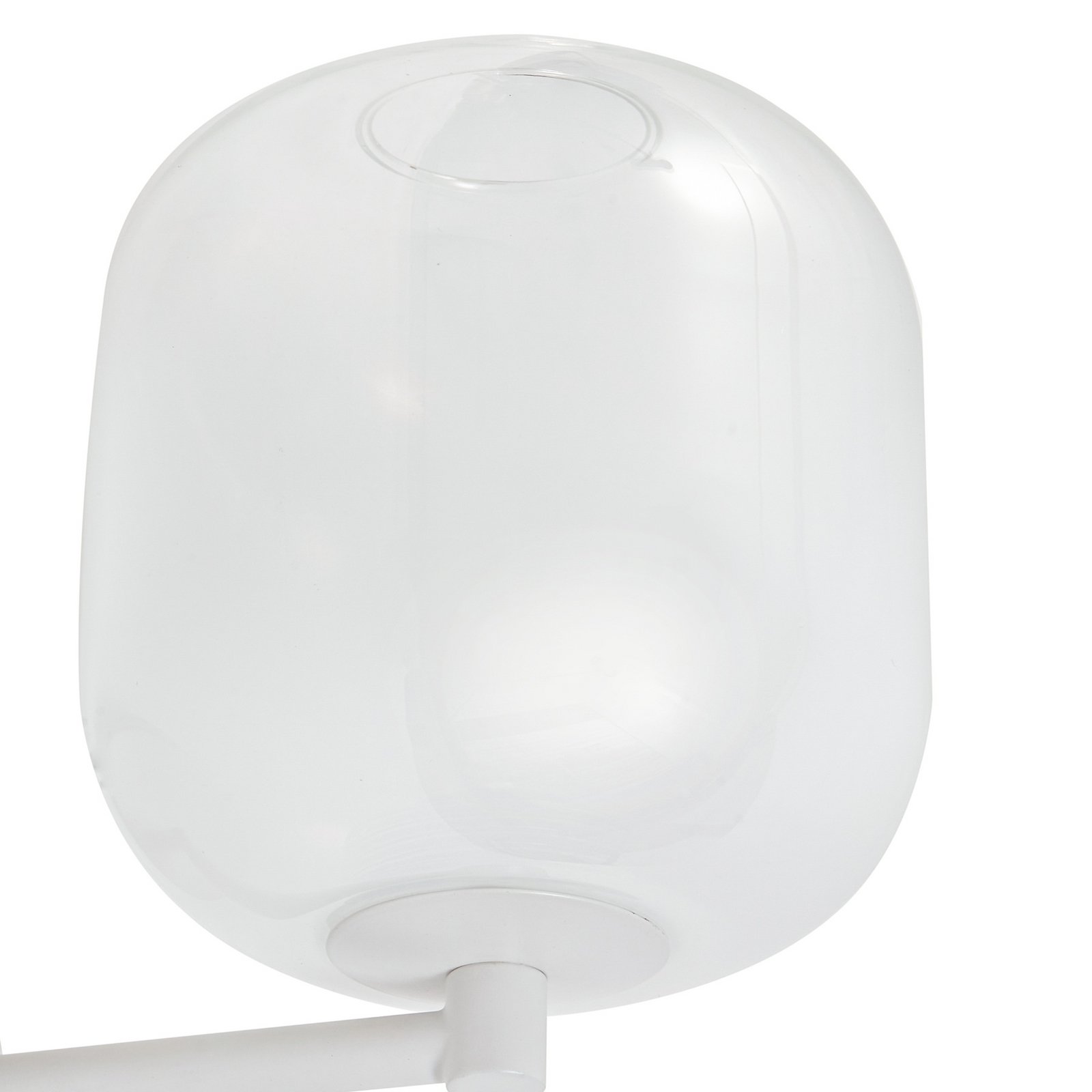 Avelina LED-Wandleuchte weiß Höhe 21,5 cm Glas - Lucande