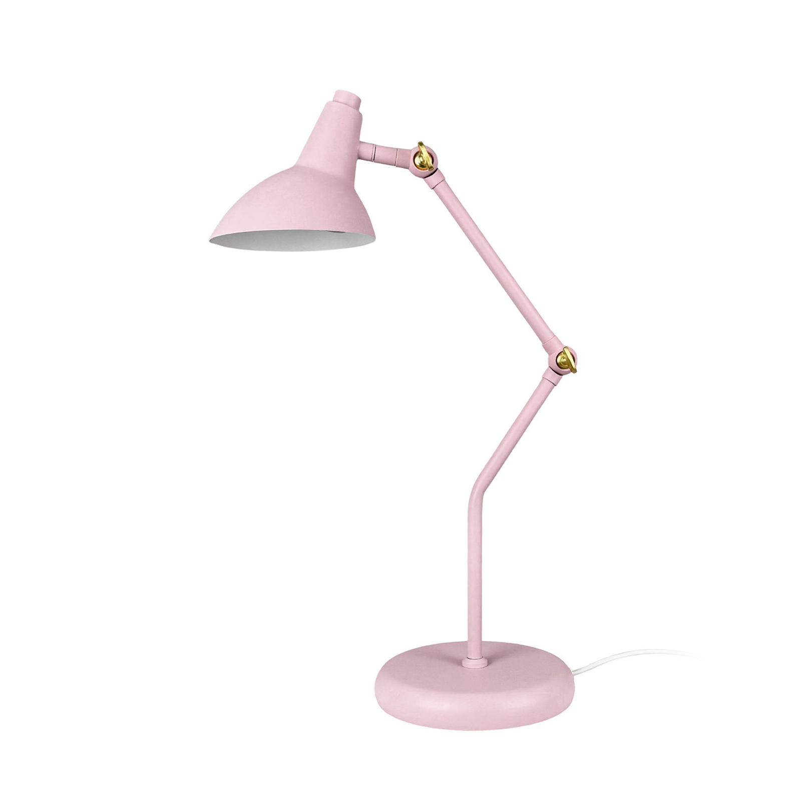 Dyberg Larsen Tischleuchte Vela, rosa, Höhe 45 cm